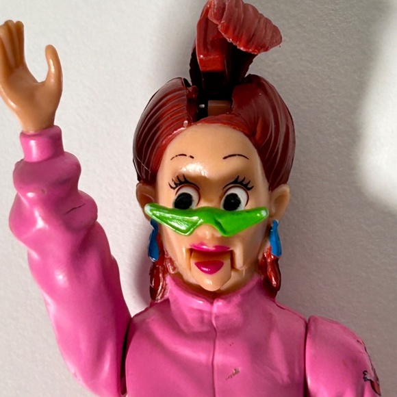 Vintage 80's The Real Ghostbusters Janine Melnitz Fright Features Action Figure - Picture 12 of 13